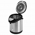 Термопот SONNEN TP-28, 3 л, 900 Вт, 1 температурный режим, ручной насос, сталь, черный/серебро, 456712 - 6