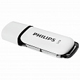 Флеш-диск 32 GB PHILIPS SNOW, разъем USB 2.0, черный, FM32FD70B/97 - 1
