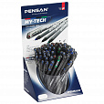 Ручка шариковая масляная PENSAN "My-Tech Colored", палитра классических цветов АССОРТИ, игольчатый узел 0,7 мм, линия 0,35 мм, дисплей, 2240, 2240/S60-4 - 1