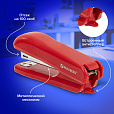 Степлер №10 BRAUBERG "SX-19", до 12 листов, с антистеплером, красный, 228589 - 14