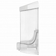 Дозатор для жидкого мыла LAIMA PROFESSIONAL ORIGINAL, НАЛИВНОЙ, 1 л, прозрачный, пластик, 605773 - 3
