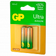 Батарейки КОМПЛЕКТ 2 шт., GP Ultra G-Tech, AA (LR6,15А), алкалиновые, пальчиковые, 15AUA21-2CRSBC2 - 4