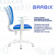 Кресло детское BRABIX "Fancy MG-201W", с подлокотниками, пластик белый, голубое, 532411, MG-201W_532411 - 9