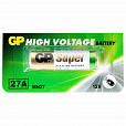 Батарейка GP High Voltage, 27 A, алкалиновая, для сигнализаций, 1 шт., в блистере (отрывной блок), 27AFRA-2C5 - 3