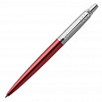 Ручка шариковая PARKER "Jotter Core Kensington Red CT", корпус красный, детали хром, синяя, 1953187 - 3