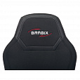 Кресло компьютерное BRABIX "Alpha GM-018", ткань/экокожа, черное, 532636, GM-018_532636 - 5