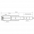 Газлифт BRABIX A-80 суперкороткий, ХРОМ, длина в открытом виде 305 мм, d50 мм, класс 2, 532003 - 3