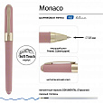 Ручка шариковая BRUNO VISCONTI MONACO SPACE, СИНЯЯ, розовый корпус с глиттером, линия 0,4 мм, 20-0125/53 - 3