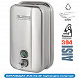 Дозатор для жидкого мыла LAIMA PROFESSIONAL INOX (гарантия 3 года), 1 л, нержавеющая сталь, зеркальный, 605393 - 2