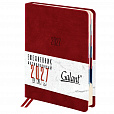 Ежедневник датированный 2027 B6 125х173мм GALANT Vivid, под кожу, красный, 117861 - 1
