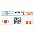 Перчатки нитриловые сверхпроч с текстурой SFM MEGA TEX ORANGE Германия 25 пар р.XL, Ч, 4036534915202 - 5