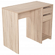 Стол письменный/компьютерный BRABIX "Scandi CD-017", 900х450х750 мм, 2 ящика, дуб сонома, 641895, ЦБ013706-2 - 1