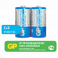 Батарейки КОМПЛЕКТ 2 шт., GP PowerPlus C (14C), солевые, в пленке, 14CEBRA-2S2 - 2