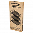 Этажерка (тележка) BOOMHOUSE (БУМХАУС) RC-003 3 яруса, на колесах, В62,5хШ42,5хГ25,5 см, металл, черная, 701455 - 10