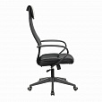 Кресло офисное BRABIX PREMIUM "Stalker EX-608 PL", ткань-сетка/кожзам, черное, 532090 - 4