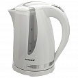 Чайник SONNEN KT-1743, 1,7 л, 2200 Вт, закрытый нагревательный элемент, пластик, белый, 453414 - 1
