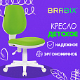 Кресло детское BRABIX "Fancy MG-201W", без подлокотников, пластик белый, салатовое, 532414, MG-201W_532414 - 6