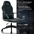 Кресло компьютерное BRABIX "Alpha GM-018", ткань/экокожа, черное, 532636, GM-018_532636 - 13