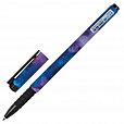 Ручка шариковая BRAUBERG SOFT TOUCH GRIP "SPACE", СИНЯЯ, мягкое покрытие, узел 0,7 мм, 143714 - 2