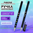 Ручка шариковая с принтом FUNSTER STICK "BLACK CAT", СИНЯЯ, SOFT TOUCH покрытие, узел 0,7 мм, линия 0,35 мм, 144391 - 4