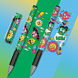Ручка шариковая с грипом FUNSTER GRIP "ATTENTION!", СИНЯЯ, пишущий узел 0,7 мм, линия письма 0,3 мм, 144395 - 2