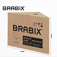 Кресло стул BRABIX "Eames MG-310 CH", хром, пластик черный, экокожа черная, 532925 - 17
