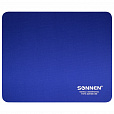 Коврик для мыши SONNEN "BLUE", резина + ткань, 220х180х3 мм, 513308 - 1