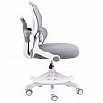 Кресло детское с подставкой для ног BRABIX KIDS MG-220, сетка/ткань TW, серое, 533315 - 8