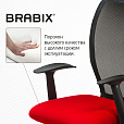 Кресло BRABIX "Spring MG-307", с подлокотниками, комбинированное красное/черное TW, 531405 - 8