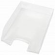 Лоток горизонтальный для бумаг BRAUBERG "Office style", 320х245х65 мм, прозрачный, 237288 - 4