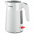 Чайник BOSCH TWK2M161, 1,7л, 2400Вт, закрытый нагревательный элемент, белый - 1