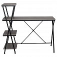 Стол на металлокаркасе BRABIX "LOFT CD-004", 1200х535х1110 мм, 3 полки, цвет дуб антик, 641219 - 3