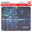 Коврик для мыши SONNEN "SINGULARITY", резина + ткань, 220х180х3 мм, 513293 - 5
