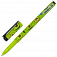 Ручка шариковая BRAUBERG SOFT TOUCH GRIP "AVOCADO", СИНЯЯ, мягкое покрытие, узел 0,7 мм, 143716 - 2