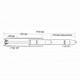 Газлифт BRABIX A-140 стандартный, черный, длина в открытом виде 413 мм, d50 мм, класс 2, 532002 - 3