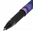 Ручка шариковая BRAUBERG SOFT TOUCH GRIP "SPACE", СИНЯЯ, мягкое покрытие, узел 0,7 мм, 143714 - 3