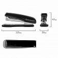 Степлер №24/6, 26/6 BRAUBERG "Classic", до 25 листов, черный, 222546 - 4