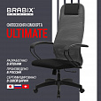 Кресло BRABIX PREMIUM "Ultimate EX-800" пластик, плотная двойная сетка Х2, черное/серое, 532915 - 16