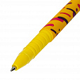 Ручка шариковая BRAUBERG SOFT TOUCH GRIP "LINES", СИНЯЯ, мягкое покрытие, узел 0,7 мм, 143724 - 3