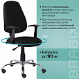Кресло BRABIX "Comfort MG-322", хром, регулируемая эргономичная спинка, ткань, черное, 532558 - 11
