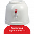 Кулер водораздатчик БЕЗ НАГРЕВА И ОХЛАЖДЕНИЯ, SONNEN TS-01, настольный, 1 кран, белый, 452417 - 2