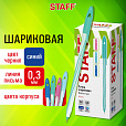 Ручка шариковая STAFF "CANDY PASTEL", синяя, игольчатый узел 0,6 мм, линия 0,3 мм, 144235 - 11
