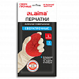 Перчатки МНОГОРАЗОВЫЕ латексные LAIMA "ULTRA" СВЕРХПРОЧНЫЕ бежевые, размер L (большой), вес 100 г, 700548 - 1