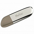 Флеш-диск 64 GB NETAC U352, USB 2.0, металлический корпус, серебристый, NT03U352N-064G-20PN - 1