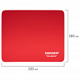 Коврик для мыши SONNEN "RED", резина + ткань, 220х180х3 мм, 513306 - 5