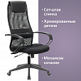 Кресло офисное BRABIX PREMIUM "Stalker EX-608 PL", ткань-сетка/кожзам, черное, 532090 - 13