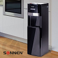Кулер для воды SONNEN FSE-03B, напольный, нагрев/охлаждение, НИЖНЯЯ ЗАГРУЗКА, 3 крана, черный, 454998 - 22