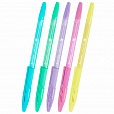 Ручка шариковая с грипом BRAUBERG "ULTRA GT PASTEL", СИНЯЯ, корпус ассорти, линия 0,35 мм, 144053 - 2