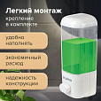 Дозатор для жидкого мыла LAIMA, НАЛИВНОЙ, 0,5 л, белый, ABS-пластик, 601792 - 11