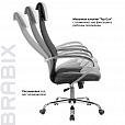 Кресло офисное BRABIX PREMIUM "Stalker EX-608 CH", хром, ткань-сетка/кожзам, черное, 532091 - 12